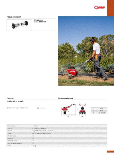 Picture of Accessori motozappe