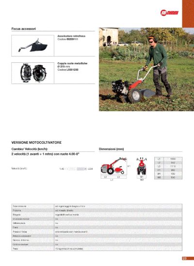 Picture of Accessori motocoltivatori