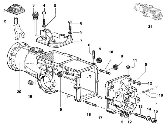 Picture of Scatola cambio KAM 5 JUNIOR (Solo per il mercato francese) Motocoltivatore