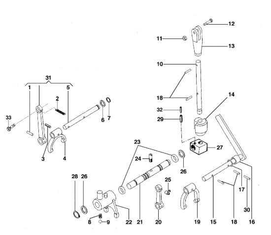 Picture of Comandi interni BRIK 1 EMAK (EN 709) Motocoltivatore