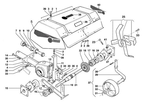 Picture of Fresa 69219018/69219019 BRIK 1 EMAK (EN 709) Motocoltivatore