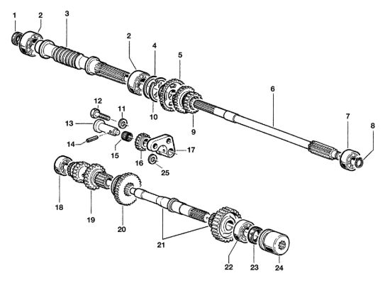 Picture of Ingranaggi (Cambio) KAM 5 HF (EN 709) Motocoltivatore