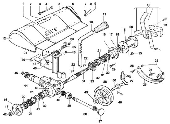 Picture of Fresa con quickfit KAM 5 HF (EN 709) Motocoltivatore