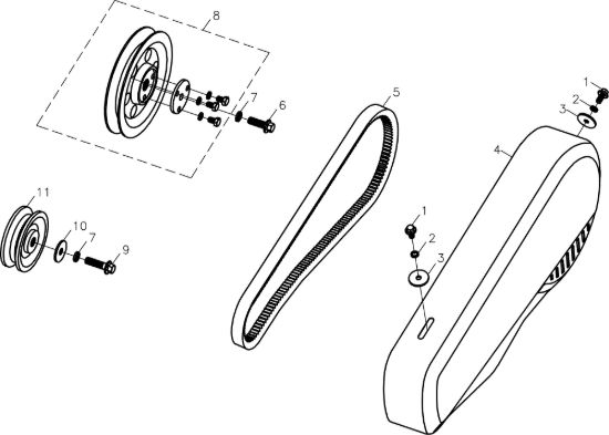 Picture of Cofano 104 (K800 HC) Motozappa