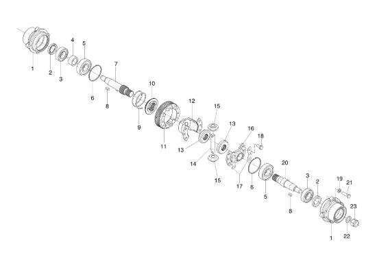 Picture of Ponte con differenziale KAM 7 S Motocoltivatore
