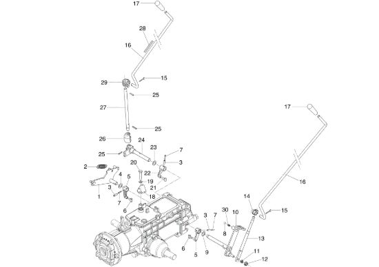 Picture of Comandi interni KAM 13 S Motocoltivatore
