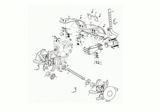 Picture of Protezione 118 (K900 HR) - EURO5 Motozappa