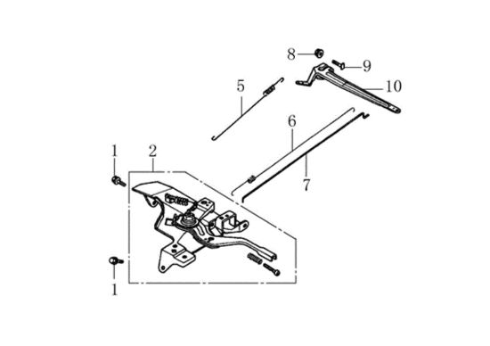 Picture of Leve di controllo MOTORE K1100 H (EURO5) Motore