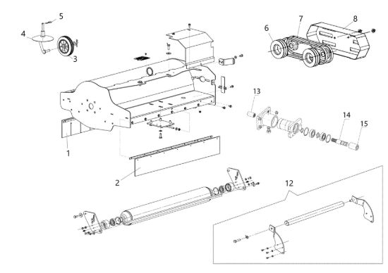 Picture of Esploso 1 Trinciasarmenti TR80
