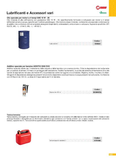 Picture of  Lubrificanti e accessori vari