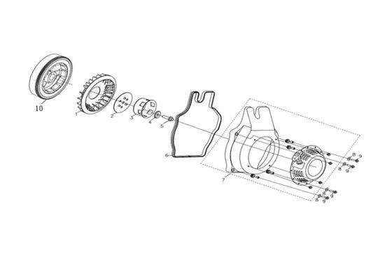 Picture of Avviamento completo MOTORE K9000 HD (Diesel) Motore