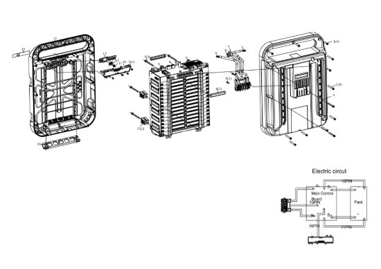 Picture of Esploso della macchina KAC810 Kress