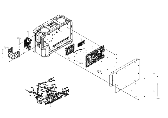 Picture of Esploso della macchina KAC875E Kress