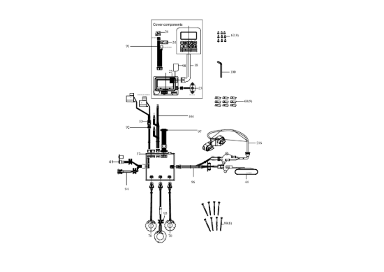 Picture of Esploso KR120E Circuito Impianto elettrico Kress