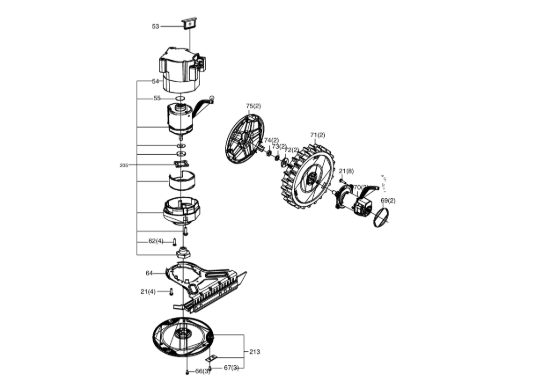 Picture of Esploso KR123E Ruote e accessori Kress