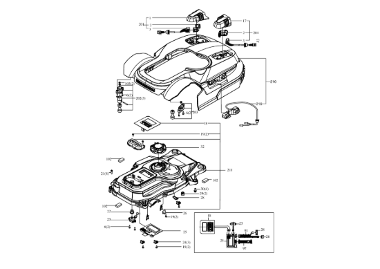 Picture of Esploso KR123E Copertura Kress
