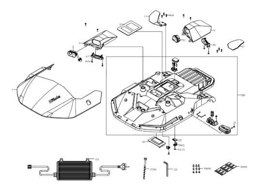 Picture of Esploso KR133E Copertura Kress