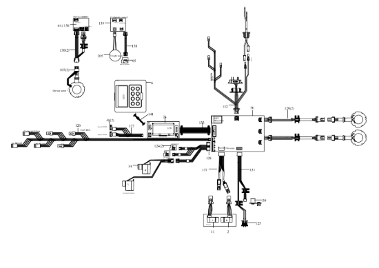 Picture of Esploso KR133E Circuito Impianto elettrico Kress