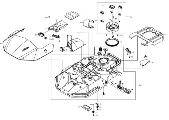 Picture of Esploso KR233E Copertura Kress