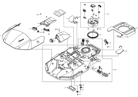 Picture of Esploso KR236E Copertura Kress