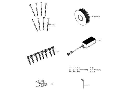 Picture of Esploso KR110 Ruote e accessori Kress