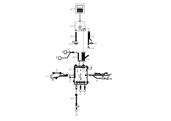 Picture of Esploso KR110 Circuito Impianto elettrico Kress