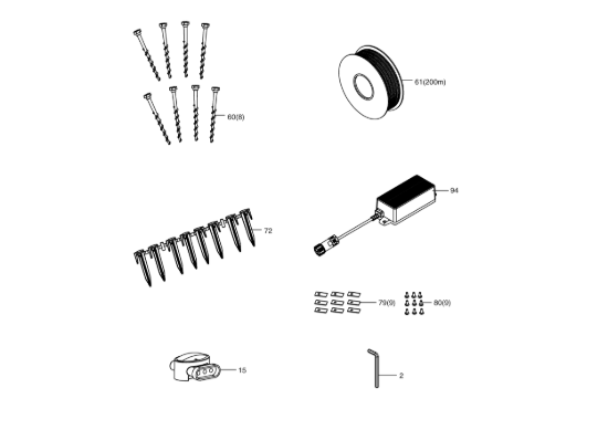Picture of Esploso KR111 Ruote e accessori Kress