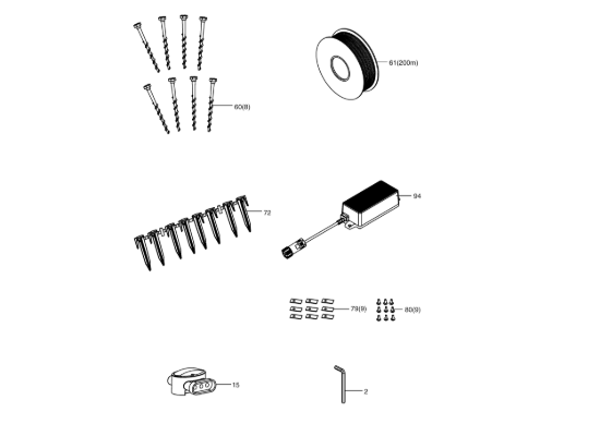 Picture of Esploso KR112 Ruote e accessori Kress