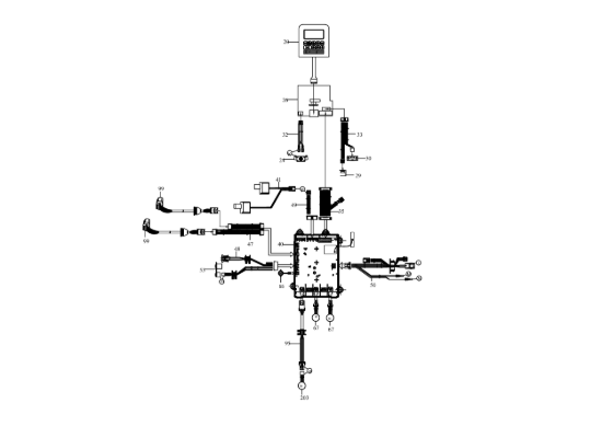 Picture of Esploso KR112 Circuito Impianto elettrico Kress