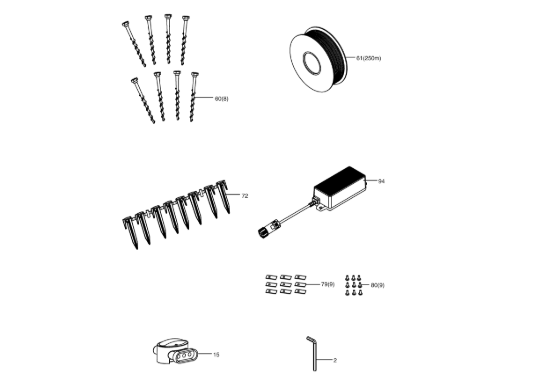 Picture of Esploso KR113 Ruote e accessori Kress