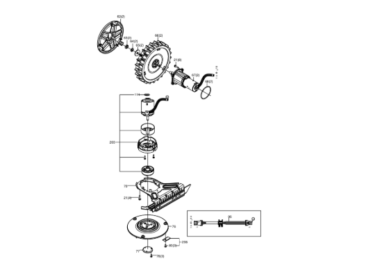 Picture of Esploso KR113 Motore Kress