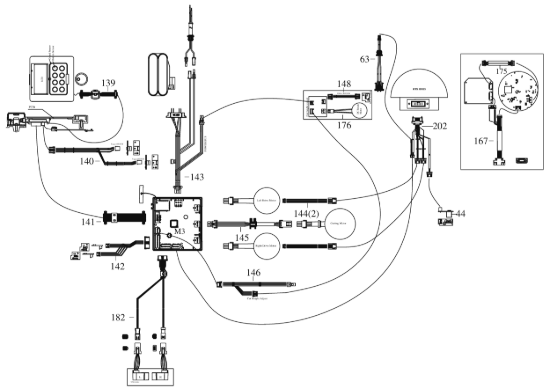 Picture of Esploso KR172E.A Circuito Impianto elettrico Kress