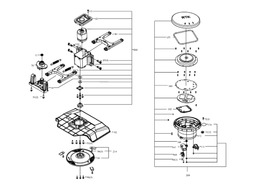 Picture of Esploso KR172E.A Motore Kress