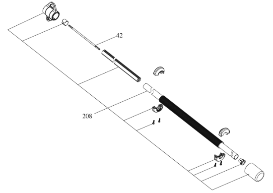 Picture of Esploso KC241.9 6 Tubo Kress