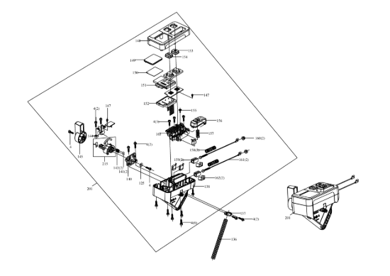 Picture of Esploso KC711.9 Scatola Interruttori Kress