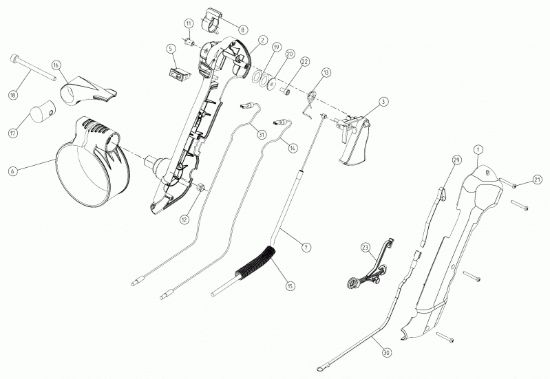 Picture of Impugnatura comandi BL1200, BL6S, M1200PG 