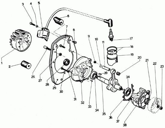 Picture of Motore C3 (mod con vol elettr) 05/04/89 prodotto dal  04/10/90