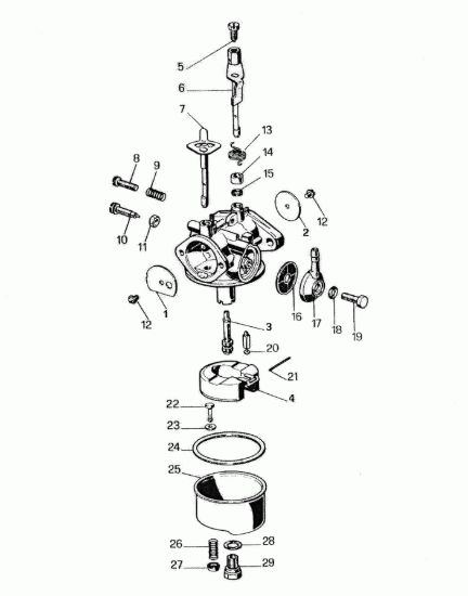 Picture of Carburatore C7 (vaschetta) 