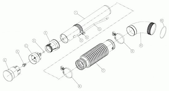 Picture of Tubi prolunga e gomito M1200