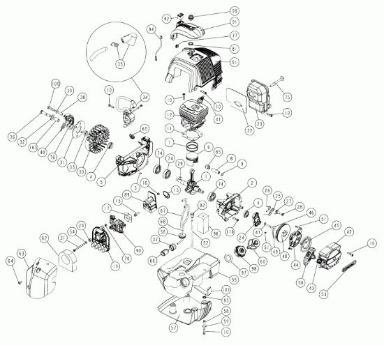 Picture of Motore C5SC 52cc 01/10/2016 prodotto dal SC105