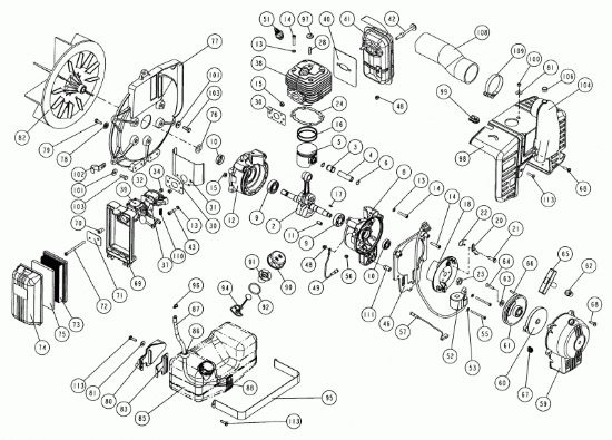 Picture of Motore V77 x convogl. in plastica  prodotto dal 24/11/2006  al  17/03/2009
