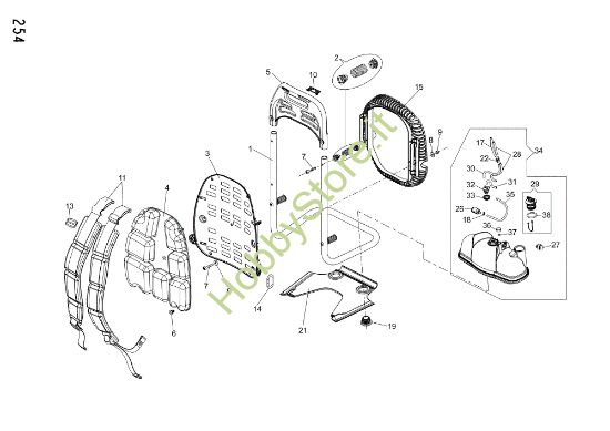 Picture of Serbatoio / Telaio SA 9010 Soffiatore