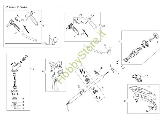 Picture of Trasmissione DSH 2500 T Decespugliatore