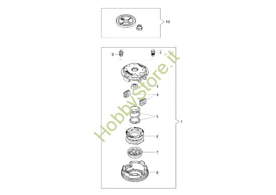 Picture of Testina Tap&Go D.110 DSH 2500 T Decespugliatore