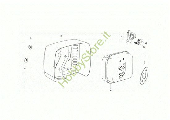 Picture of Marmitta LV 53 TK ALL ROAD 3 (K655) EURO 5 Rasaerba