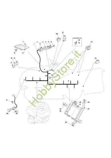 Picture of Parti elettriche EF 93/16,5 Cat.2020 Trattorino