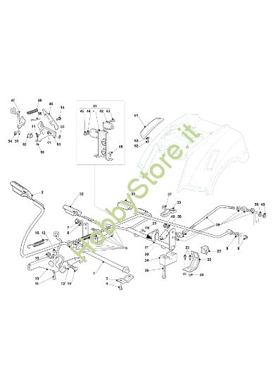 Picture of Comando freno e comando cambio EF 93/16 K Cat.2020 Trattorino