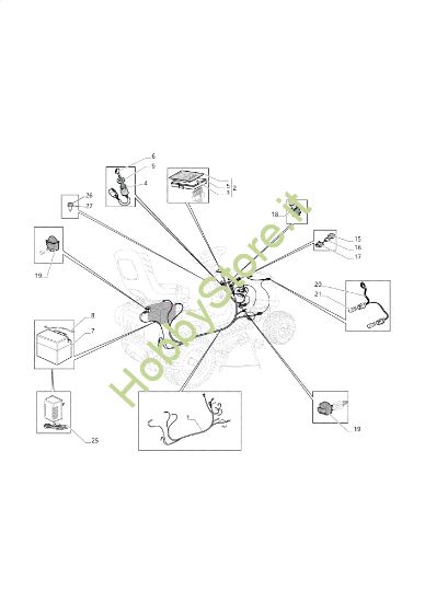 Picture of Impianto elettrico EF 108L/18,5 H Cat. 2020 Trattorino