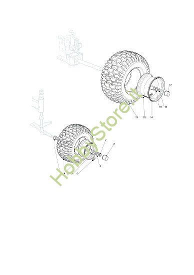 Picture of Ruota EF 103/21 Cat. 2020 Trattorino