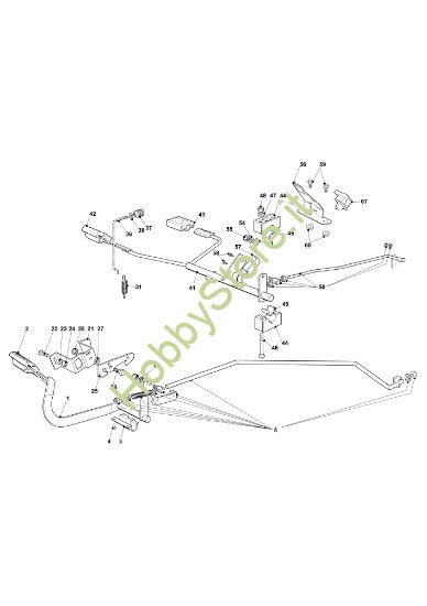 Picture of Comando freno e comando cambio EF 103/22 V Cat. 2020 Trattorino
